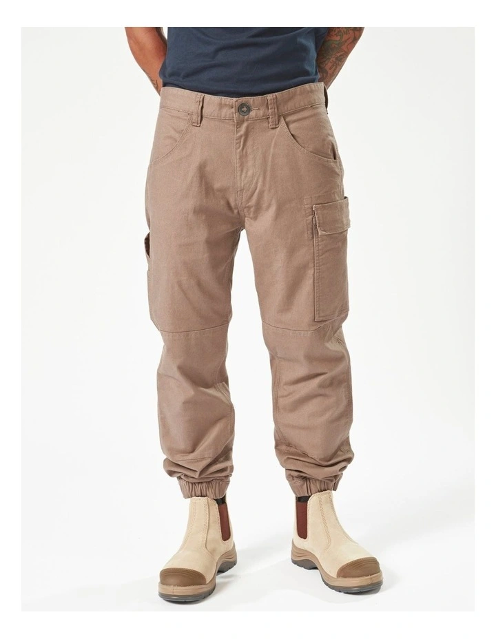 Caliper II Cuff Work Pants in Brown image 1