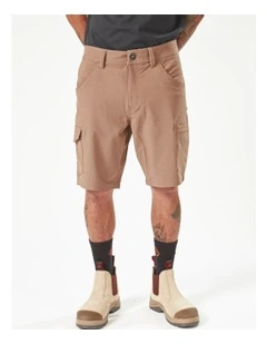 Slab Hybrid Shorts 20 Inch in Beige