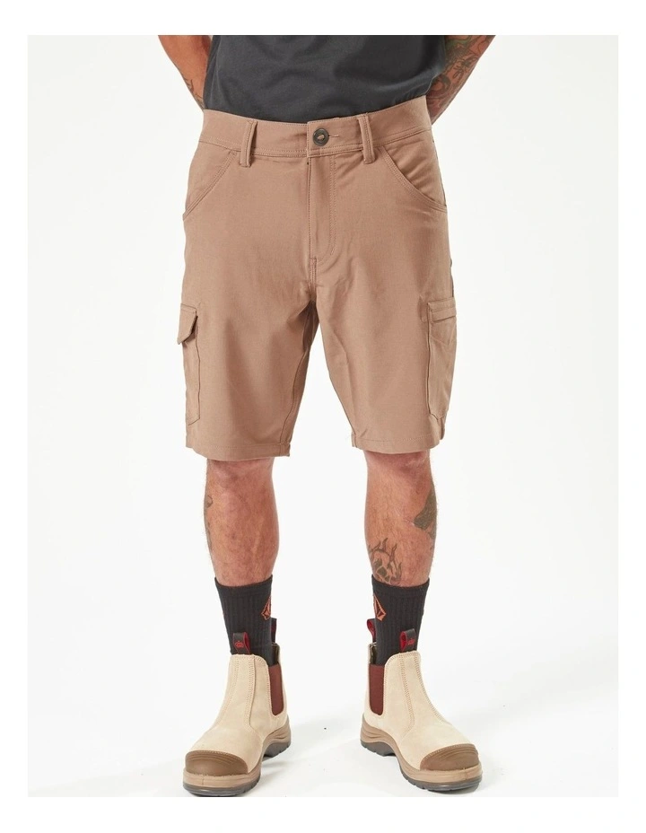 Slab Hybrid Shorts 20 Inch in Beige image 1