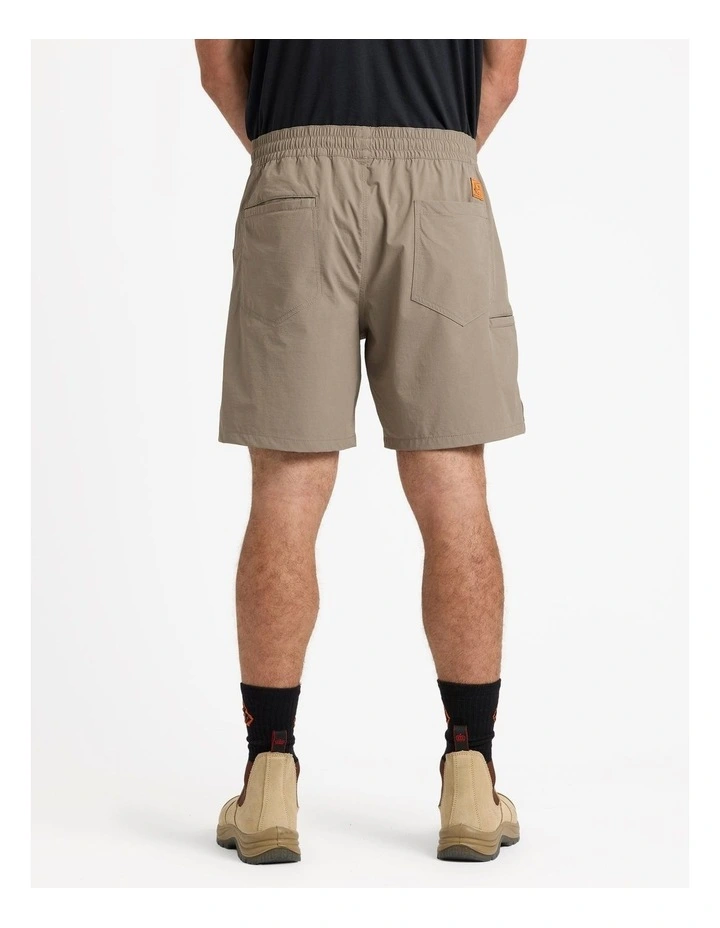 Rack II Work Hybrid Shorts 17 Inch in Black image 2