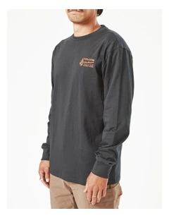 Workwear Long Sleeve T-Shirt in Black