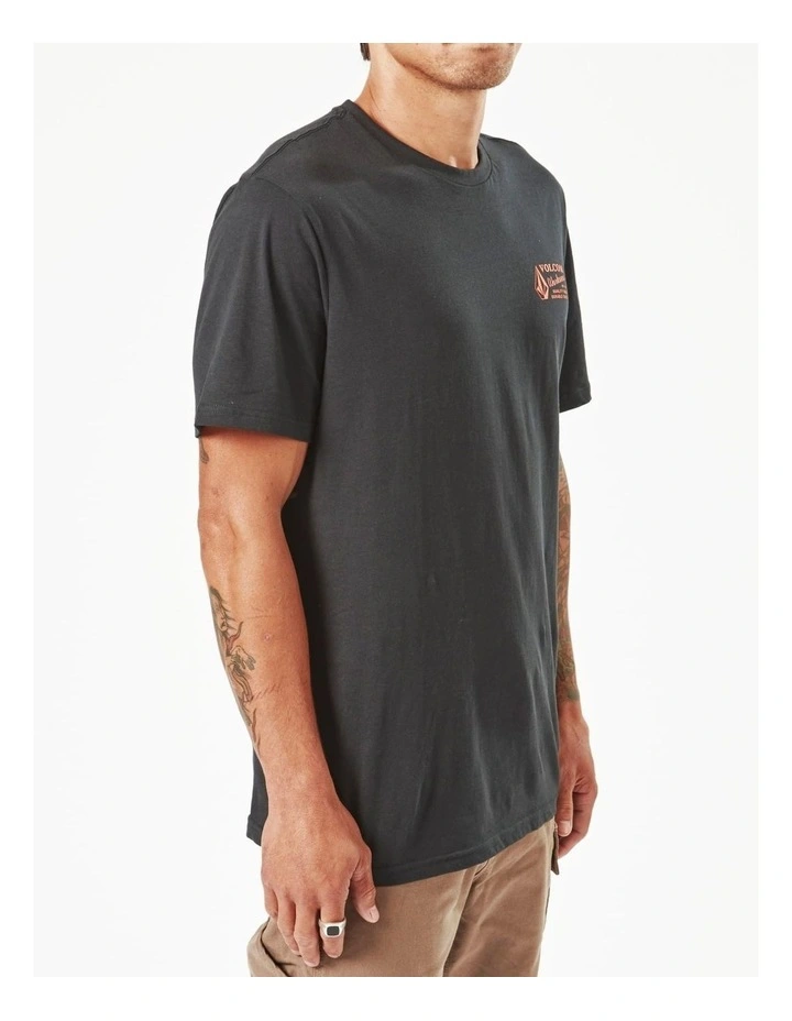 Workwear Short Sleeve T-Shirt in Black image 3