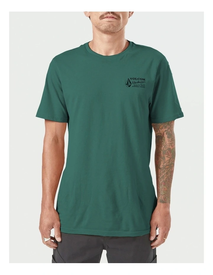 Workwear Short Sleeve T-Shirt in Black image 1