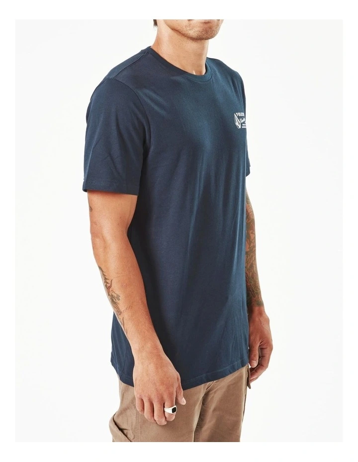 Workwear Short Sleeve T-Shirt in Navy image 3