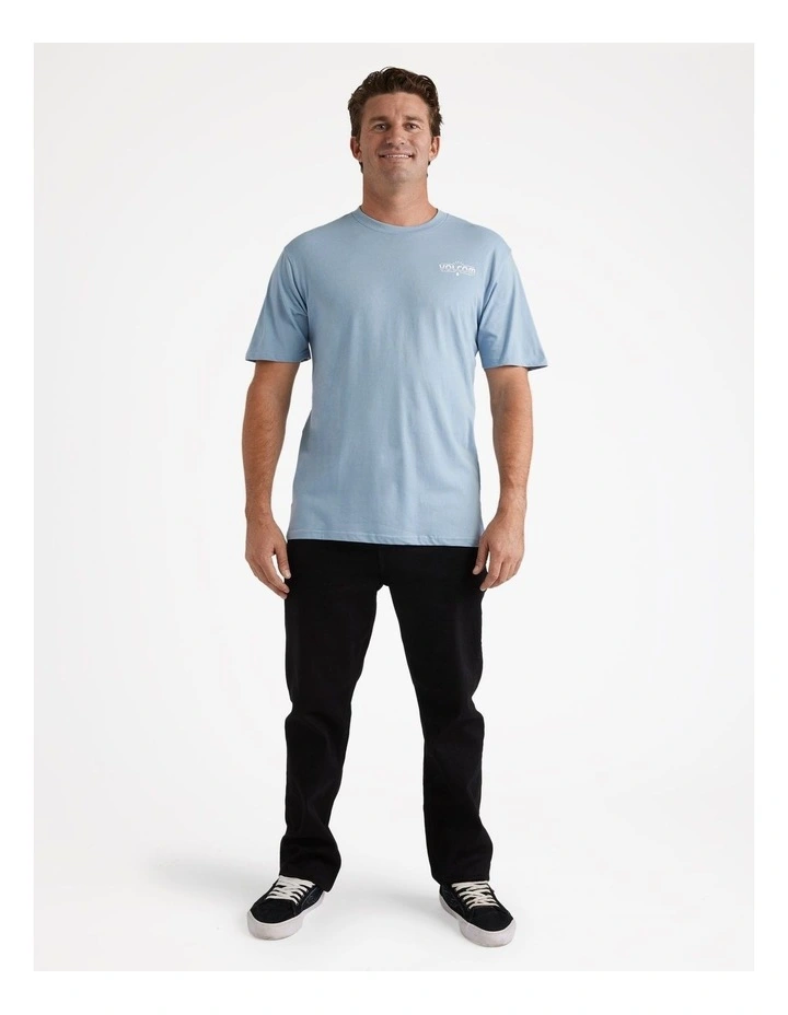 Aus The Early T-Shirt in Slate Blue image 4