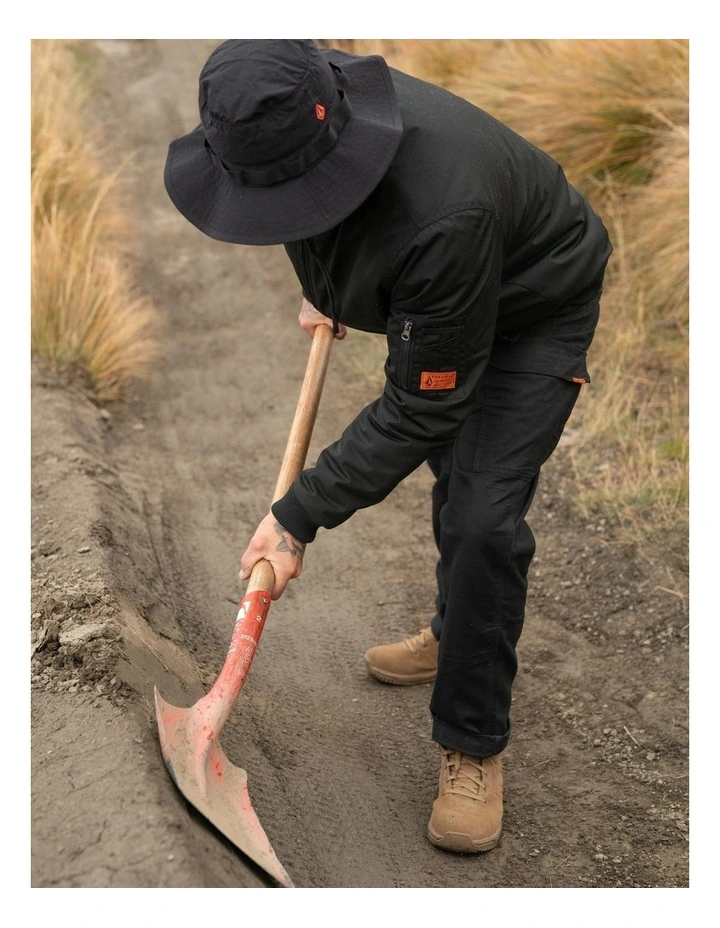 Workwear Boonie Hat in Black image 3