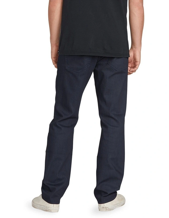 Solver Denim Pants in Coated Indigo Wash image 2