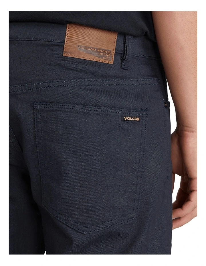 Solver Denim Pants in Coated Indigo Wash image 3