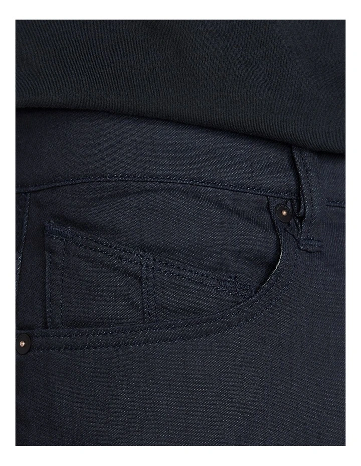 Solver Denim Pants in Coated Indigo Wash image 4