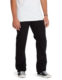 Solver Denim Pants in Black