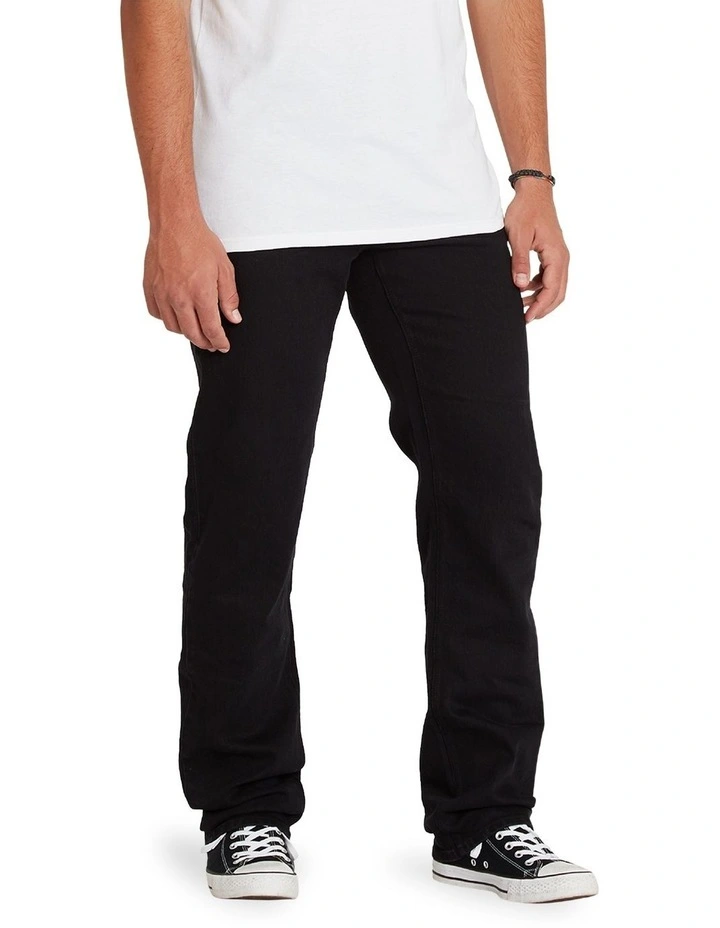 Solver Denim Pants in Black image 1