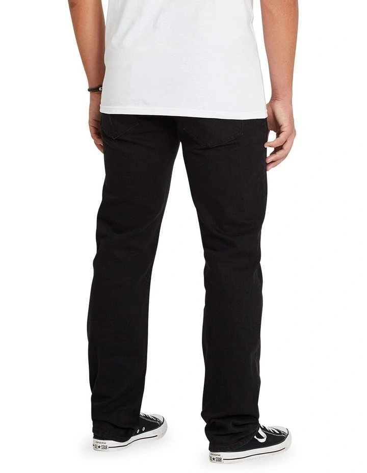 Solver Denim Pants in Black image 2