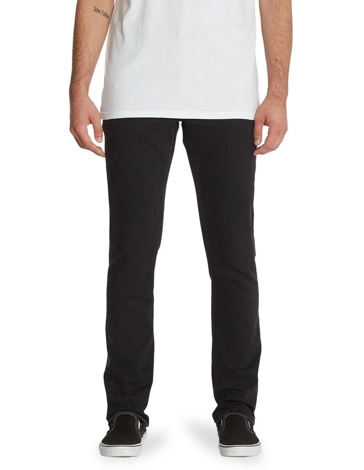 Vorta Denim Pants in Black image 1