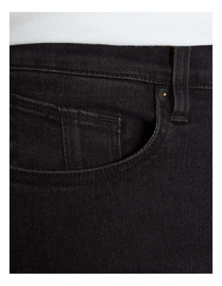 Vorta Denim Pants in Black image 4