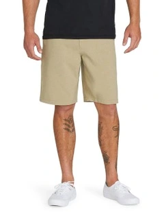 Kerosene Hybrid Shorts in Khaki