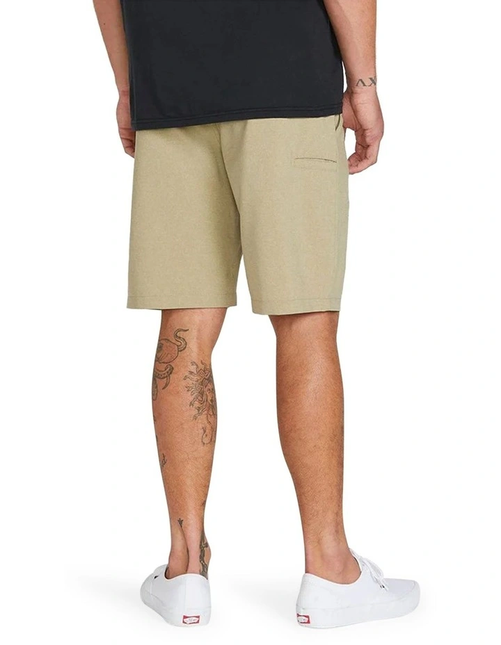 Kerosene Hybrid Shorts in Khaki image 2