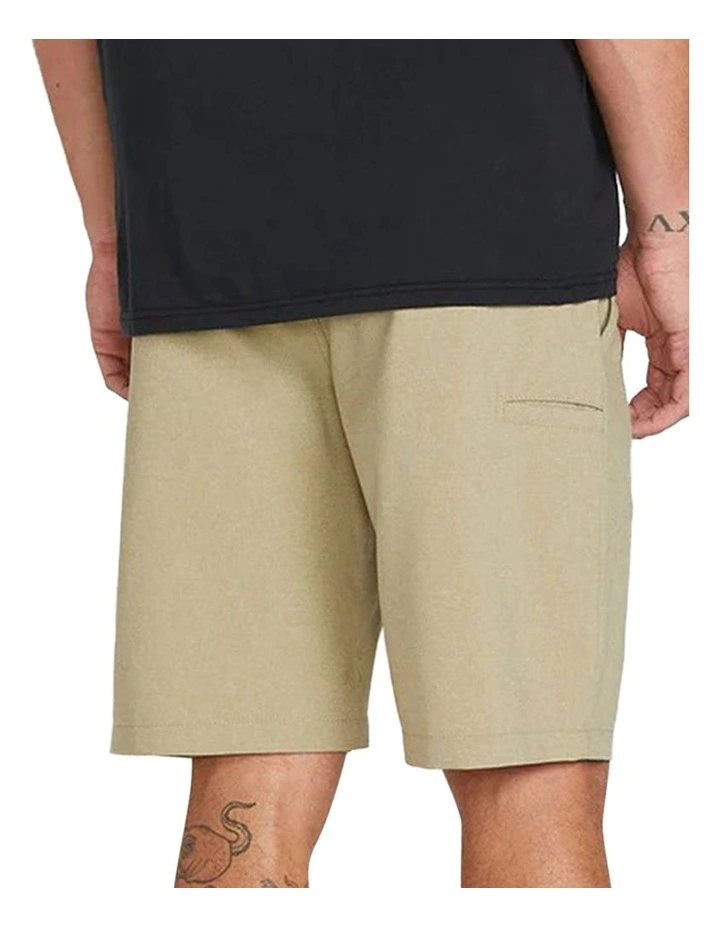 Kerosene Hybrid Shorts in Khaki image 4
