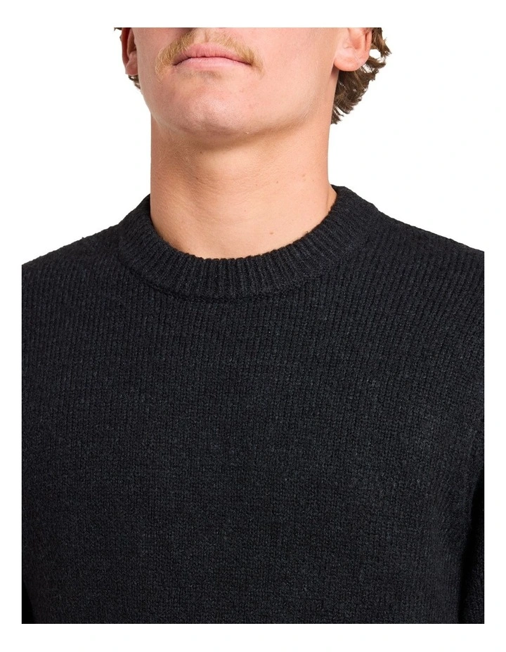 Edmonder II Crew Neck Knit in Black image 4