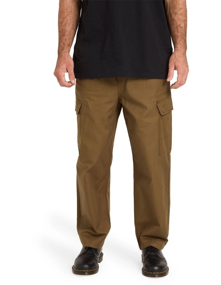 Billow Tapered Cargo Pants in Sage Leaf image 1