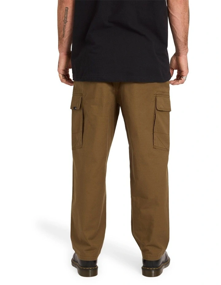 Billow Tapered Cargo Pants in Sage Leaf image 2