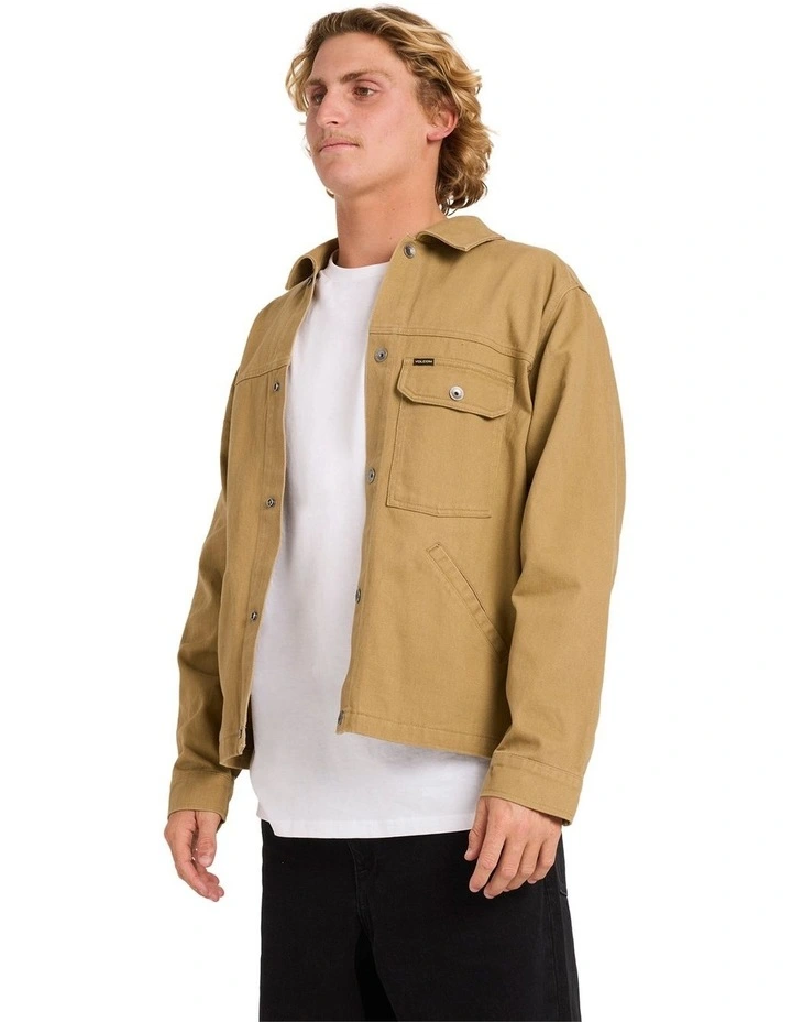 Lost Control Coach Jacket Dark Khaki image 3