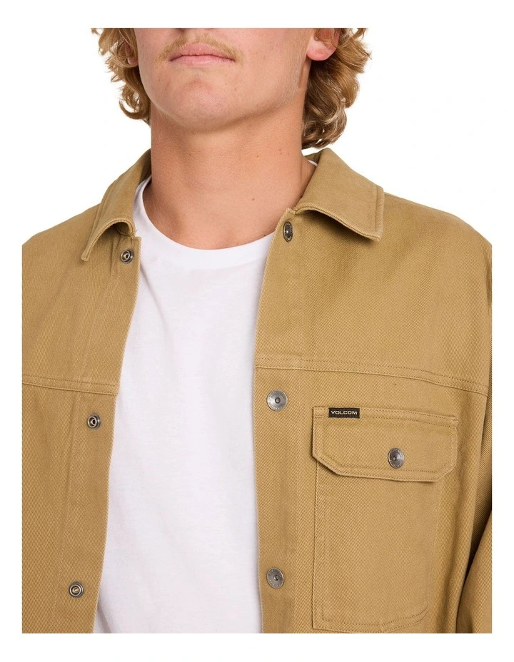Lost Control Coach Jacket Dark Khaki image 4