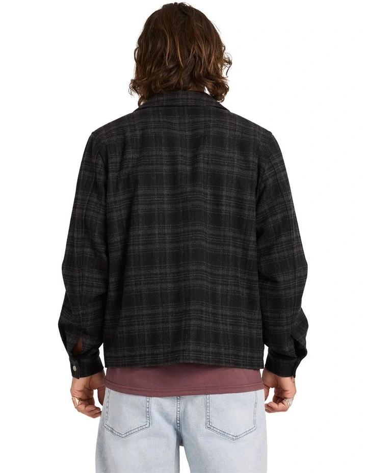 Avoider Garage Jacket in Black Grey image 2