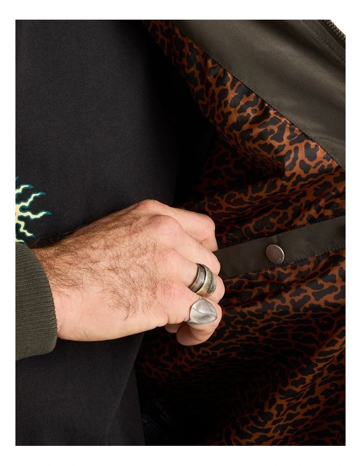 Likurtis Casual Jacket in Rinsed Black image 4