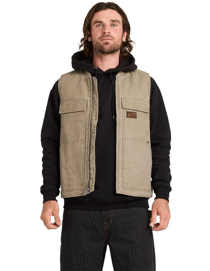 Freshdust Workwear Vest in Brindle image 1