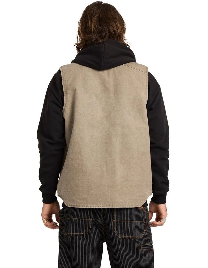 Freshdust Workwear Vest in Brindle image 2