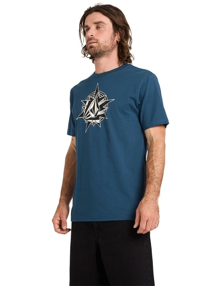 Yoink T-shirt in Dust Bowl Indigo image 3