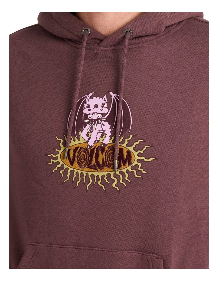 Noder Pullover Hoodie in Pistol Punch image 4