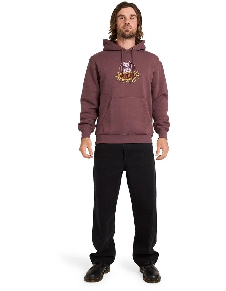 Noder Pullover Hoodie in Pistol Punch image 5