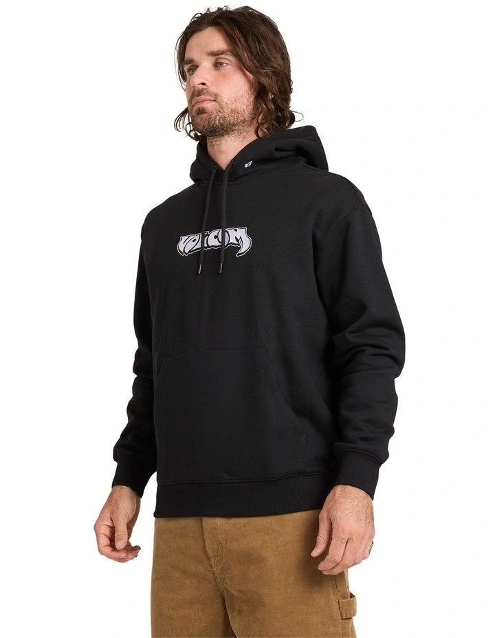 Gothstone Pullover Hoodie in Black image 3