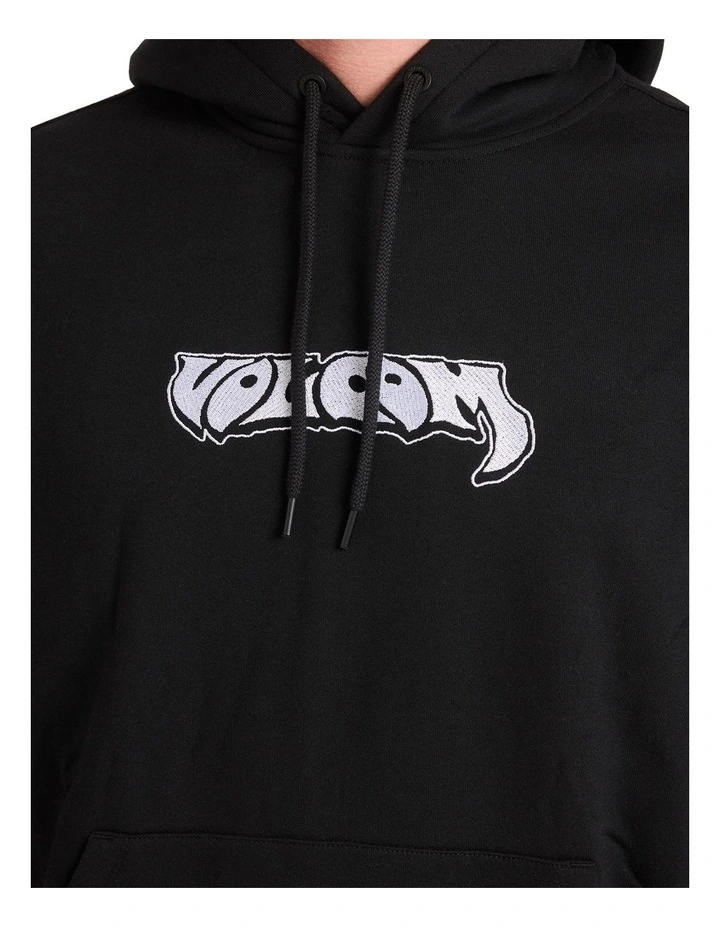 Gothstone Pullover Hoodie in Black image 4