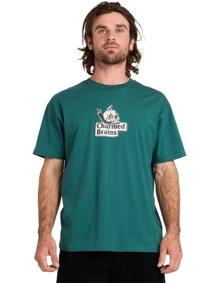 Charmed Brains T-Shirt Rifle Green image 1