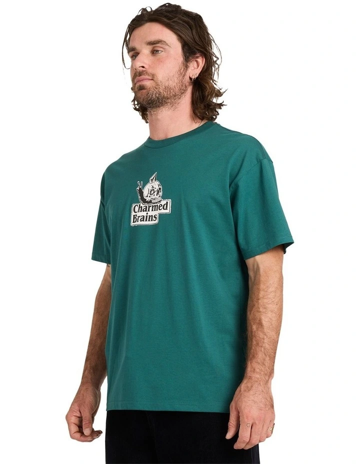 Charmed Brains T-Shirt Rifle Green image 3