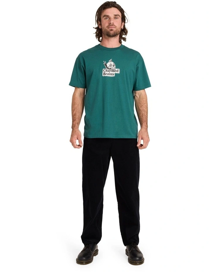 Charmed Brains T-Shirt Rifle Green image 5