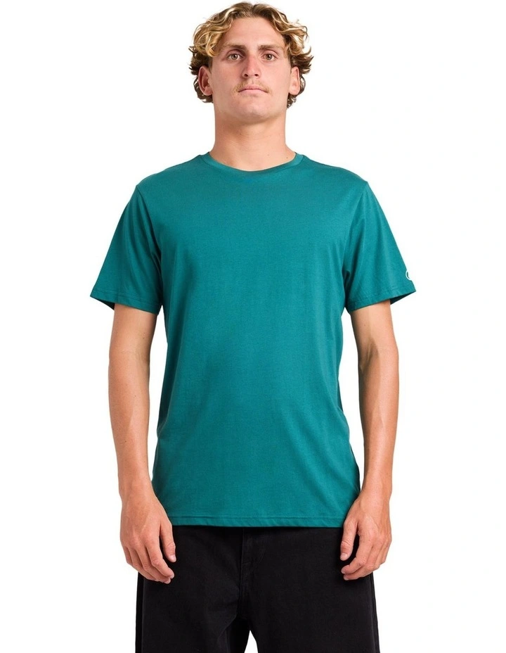 Aus Solid T-shirt in Rifle Green image 1
