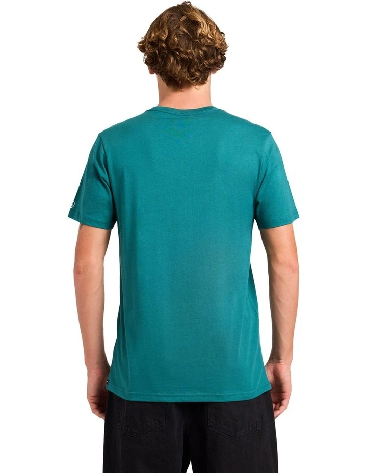 Aus Solid T-shirt in Rifle Green image 2