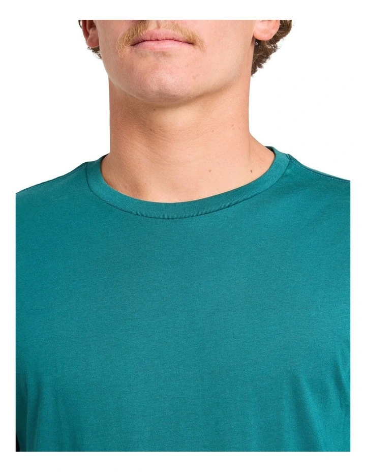 Aus Solid T-shirt in Rifle Green image 4