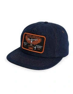 Hammered Workwear Cap Dust Bowl Indigo
