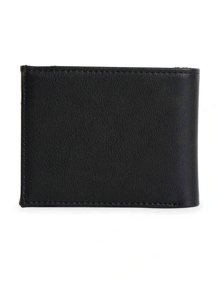 Slim Stone Wallet in Black image 2
