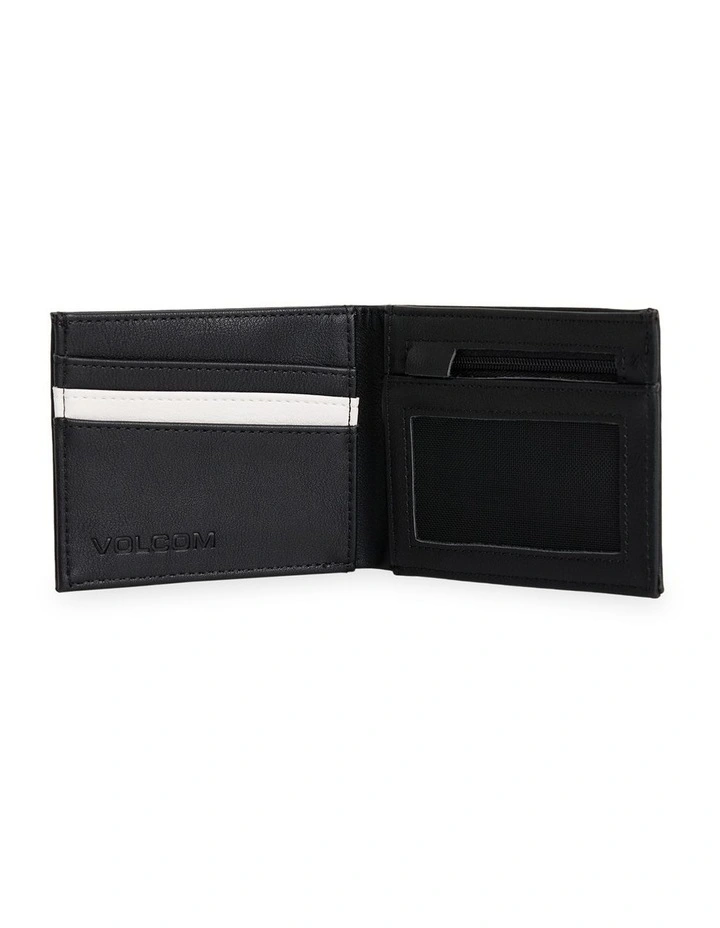 Slim Stone Wallet in Black image 3