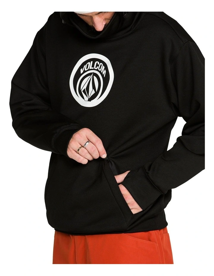Hydro Riding Hoodie in Black image 4