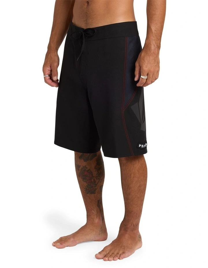 Pro Stone Mod 21 Boardshorts in Black image 3