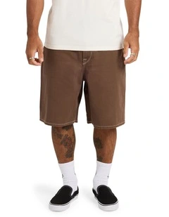 Billow 2 Denim Short 22 in Brown