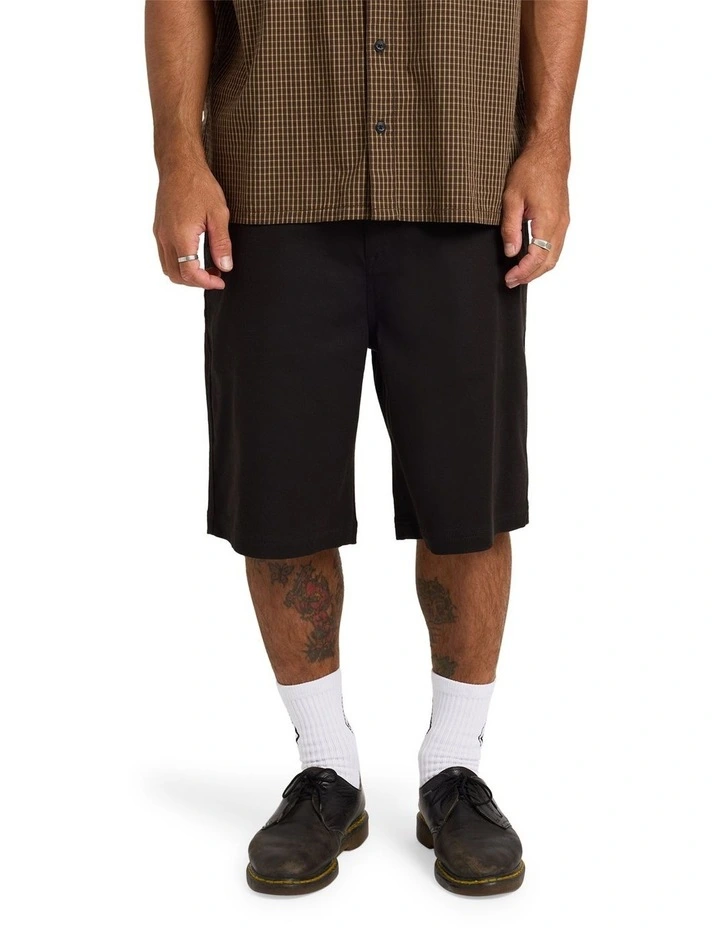 Billow Chino Shorts 23 in Black image 1