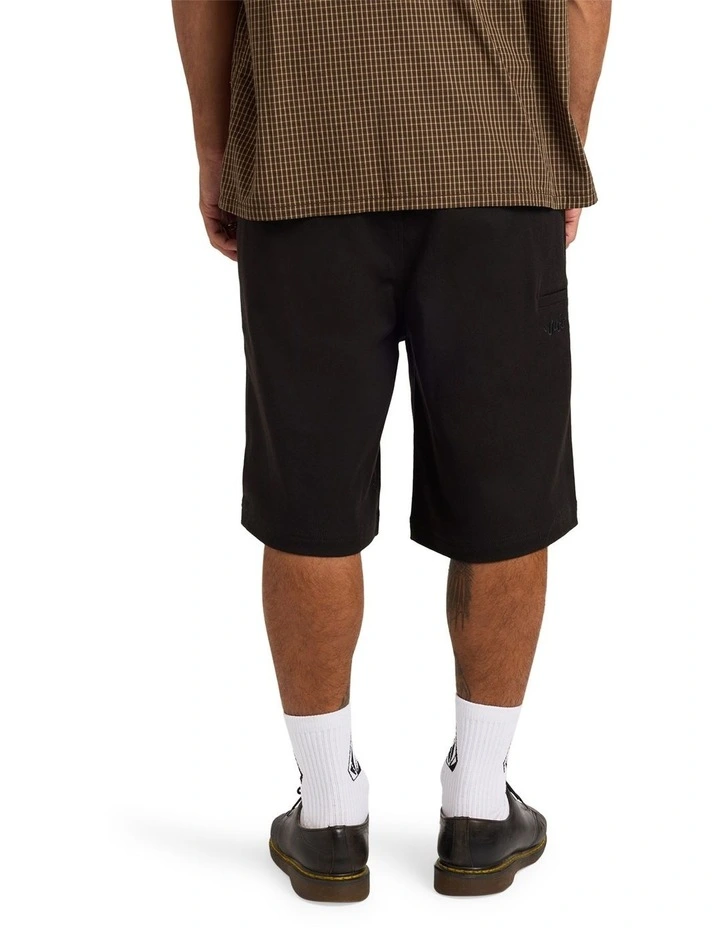 Billow Chino Shorts 23 in Black image 2