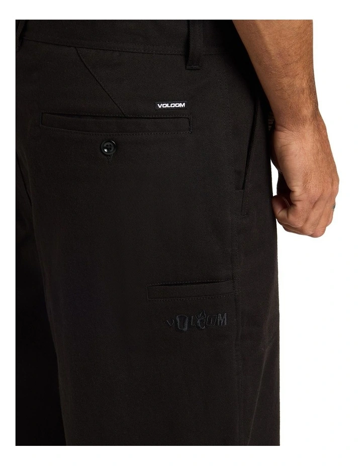 Billow Chino Shorts 23 in Black image 4